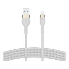 Belkin CAA010BT2MWH Cable Lightning/USB-A Certificado Apple, 2m, Blanco