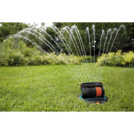 Gardena Kit Aspersor Oscilante Emergente OS 140 para Riego de Áreas Cuadradas/Rectangulares (2-140 m²)