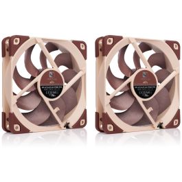 NOCTUA NF-A12x25 G2 PWM Sx2-PP Ventilador de 120mm PWM para PC, 2 Unidades, Beige