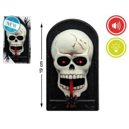 Colgante Puerta Halloween 11x19x5.5 cm Calavera Luz-Sonido Precio: 6.50000021. SKU: B1AH5QHECN