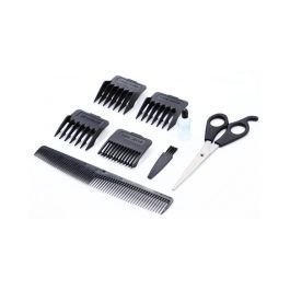 Thulos Cortapelos TH-CP1352 - Recortadora de Pelo con Accesorios, Cuchilla Acero Inoxidable, 4 Guías, Peine, Tijeras, 10W