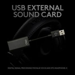 Logitech Pro Gaming X Auriculares con BLUE VO!CE y DTS Headphone:X 2.0 para sonido envolvente de 7.1 canales