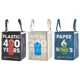 Day Juego de 3 Bolsas para Reciclar con Asas y Velcro Precio: 6.69000046. SKU: B1JTPHJDC4