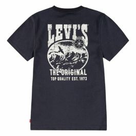 Camiseta de Manga Corta Infantil Levi's Lvb Valley View Negro