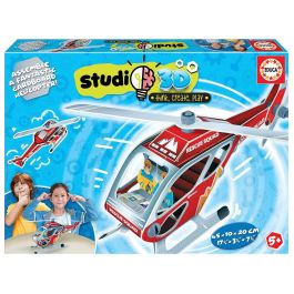 Educa Borras Studio 3D Helicoptero 14 Piezas Cartón, 18 Tornillos, 18 Tuercas, Desarrollo Manual, Razonamiento y Orientación Espacial Precio: 13.50000025. SKU: S7172541