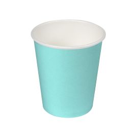 Algon Set 24 Vasos Cartón Aguamarina 200 cc