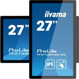 iiyama TF2738MSC-B2 Monitor Táctil 27" Full HD Capacitivo 10 Puntos IPS Open Frame con Cristal Edge-to-Edge para Quioscos