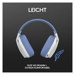 Logitech G435 Auriculares Gaming Inalámbrico LIGHTSPEED Bluetooth Blanco para PC y Consolas