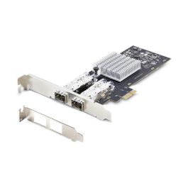 StarTech.com P021 Tarjeta de Red PCIe 2.0 x1 Gigabit Ethernet SFP Dual con Intel I350-AM2 para Servidor/Workstation