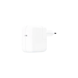 Apple Adaptador de Corriente USB-C de 30W, Modelo MW2G3ZM/A - Carga Rápida para MacBook Air, iPhone 15/14/13/12, iPad Pro, Apple Watch