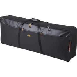 TOBAGO Funda para Teclado Negra 113 x 46 x 18 Cm con Acolchado de 20 mm y Bolsillo Frontal