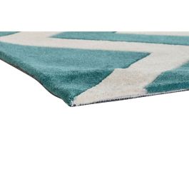 Alfombra DKD Home Decor Poliéster Zig-zag Bicolor 120 x 180 x 2 cm