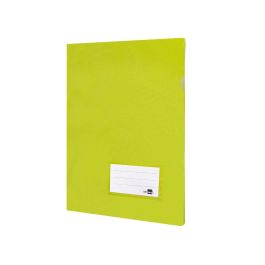 Carpeta Liderpapel Dossier A4 Uñero Amarillo Fluor Opaco 10 unidades