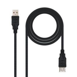 NANO CABLE Cable USB 2.0 A/M - A/H 1m Negro Precio: 0.88999977. SKU: B1JZPAB93C
