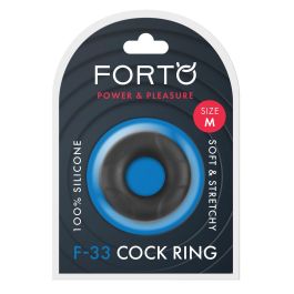 Anillo para el Pene Forto Negro M (M) Ø 21 mm