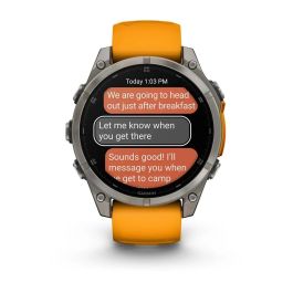 Smartwatch GARMIN Fénix 8 AMOLED Naranja 1,4" Ø 46 mm Ø 47 mm