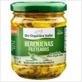Demeter Berenjenas en Aceite de Oliva Virgen Extra 190g. Ingredientes orgánicos, ideal para ensaladas o aperitivos veganos. Precio: 5.7899996. SKU: B155AS6B5N
