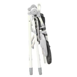 Bambisol Trona fija con balda regulable en profundidad, asiento amplio y ajustable, respaldo alto y gran estabilidad, gris