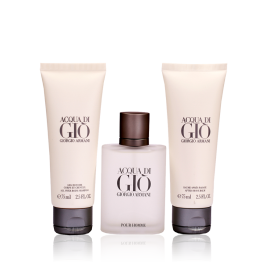 Armani Acqua Di Gio Set Eau de Toilette 50 mL Vapo + Loción Corporal 75 mL + Gel de Ducha 75 mL