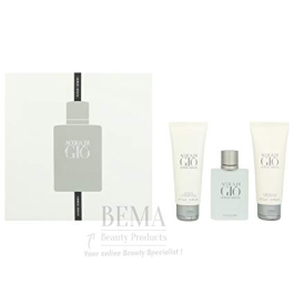 Armani Acqua Di Gio Set Eau de Toilette 50 mL Vapo + Loción Corporal 75 mL + Gel de Ducha 75 mL