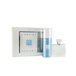 Azzaro Set Chrome Eau de Toilette 100 ml + Deo Spray 150 ml (Total 300 ml)