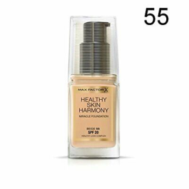 Max Factor Healthy Skin Harmony Miracle Foundation 55 Beige Base de Maquillaje 30 mL