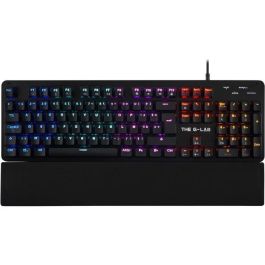 THE G-LAB Gaming Teclado mecánico retroiluminado de carbono - Switch Blues - Reposamanos - FR THE G-LAB Gaming Teclado mecánico retroiluminado de carbono - Switch Blues - Reposamanos - FR
