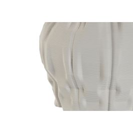 DKD Home Decor Jarrón Moderno Blanco Gres 14.5 x 24 x 14.5 cm