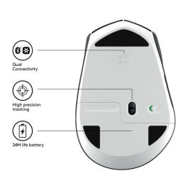 Logitech 910-004791 - Ratón Inalámbrico M720 Triathlon Bluetooth y Unifying Multidispositivo 3 PC, 1000 DPI, 8 Botones, 24 Meses Batería Logitech 910-004791 - Ratón Inalámbrico M720 Triathlon Bluetooth y Unifying Multidispositivo 3 PC, 1000 DPI, 8 Botones, 24 Meses Batería