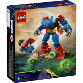 Lego Juego de Construcción Armadura Robótica de Superman vs. Lex Luthor. Set Temático Marvel para Niños +6 Años