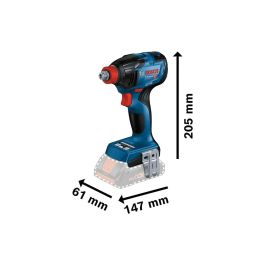 Bosch Professional BOS4059952587745 GDX 18V Atornillador de Impacto con Baterías 4.0Ah, Cargador y L-Boxx