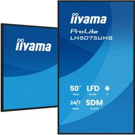 IIYAMA LH5075UHS-B2 Monitor Táctil 50" 4K UHD VA 500cd/m2 Horizontal/Vertical Wifi Android 11 24/7