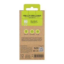 muvit for change cable Tipo C a Tipo C 3A/60W 3m blanco