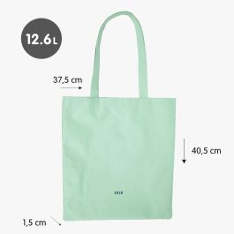 Milan Bolso De Mano Tote Bag Verde - Tejido RIPSTOP 100% Poliéster, Ligero y Resistente Milan Bolso De Mano Tote Bag Verde - Tejido RIPSTOP 100% Poliéster, Ligero y Resistente