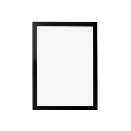 Liderpapel Marco Porta Anuncios Magnético DIN A4 Negro Adhesivo Removible