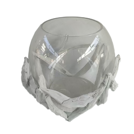 Portavela Mediterraneo DKD Home Decor Blanco 30 x 25 x 30 cm (4 Unidades) Precio: 87.78999999. SKU: B15Y5PSXJT
