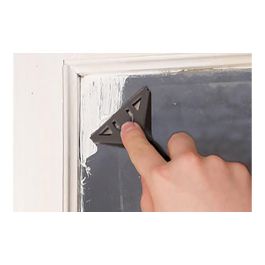 Wolfcraft Rascador de Plástico 61 mm para Limpieza de Superficies Lisas, Cuchilla Acero Inoxidable