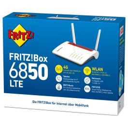 AVM Fritz! Box 6850 LTE Router WLAN Wi-Fi 5 (802.11ac) Doble Banda Gigabit Ethernet 4G Blanco