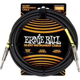 Ernieball Cable Instrumento Silent Jack-Jack SS 6m Negro Precio: 34.59000017. SKU: B1888V2B5D