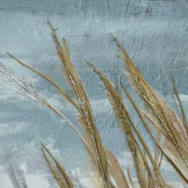 DKD Home Decor Cuadro Mediterráneo con Gaviotas Azul y Blanco 140x70 cm (2 Unidades) Lienzo