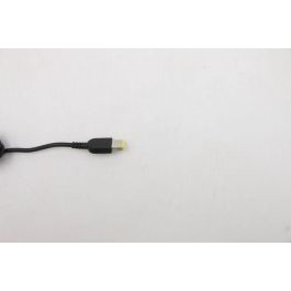 Lenovo 135W AC adapter charger for Lenovo devices, input 100-240VAC, slim-tip connector, energy efficient, portable design.