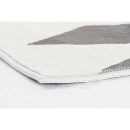 DKD Home Decor Alfombra Moderna de Poliéster Multicolor con Rombos 240x60 cm 600 gsm (2 Unidades)