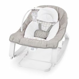 Ingenuity ING17499 Mecedora para bebé 3 en 1 Keep Cozy - Linden - 3 posiciones, arco con peluches extraíbles, hasta 18 kg