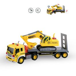 Tachan Camión con Grúa 1:16 de Juguete con Luz y Sonido, Impulso por Fricción, Pala Articulada y Rampa Móvil para Niños +3 Años Precio: 18.58999956. SKU: B17ZE86VW7