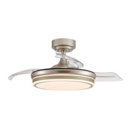 Ventilador de techo led 3cct aspas retráctiles moss mini 46 W 5520 lm níquel Precio: 93.1095. SKU: B1G8JCP3DG