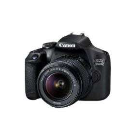 Canon EOS 2000D Cámara Réflex Digital con Objetivo EF-S 18-55mm DC III Negro