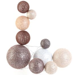 Home Deco Factory Guirnalda de Luces 10 LED con Bolas de Diferentes Medidas para Decoración Precio: 5.50000055. SKU: B147Y3PQCB