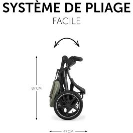 Hauck Cochecito Todoterreno RUNNER 2 3 Ruedas Plegado con una Mano Mickey