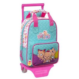 Mochila Escolar con Ruedas The Bellies 20 x 28 x 8 cm Morado Turquesa Blanco Precio: 21.6900002. SKU: B189Z8MZK7
