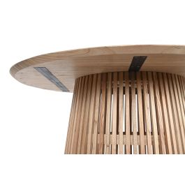 DKD Home Decor Mesa Redonda Comedor Scandi Natural 150x150x77 cm